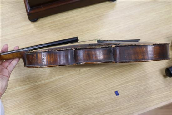 A 19th century German violin